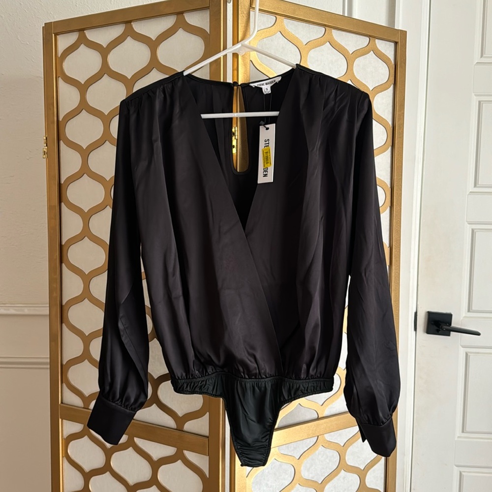 Steve Madden black body suit new with tags